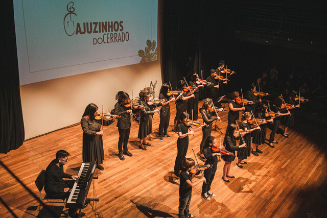 Concerto Cajuzinhos do Cerrado para os apoiadores do projeto